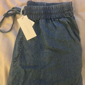 Z Supply Blue Cropped Pants